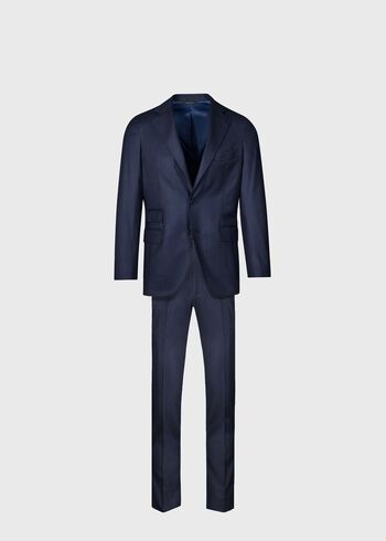 Paul Stuart Mini Houndstooth Wool Flannel Suit