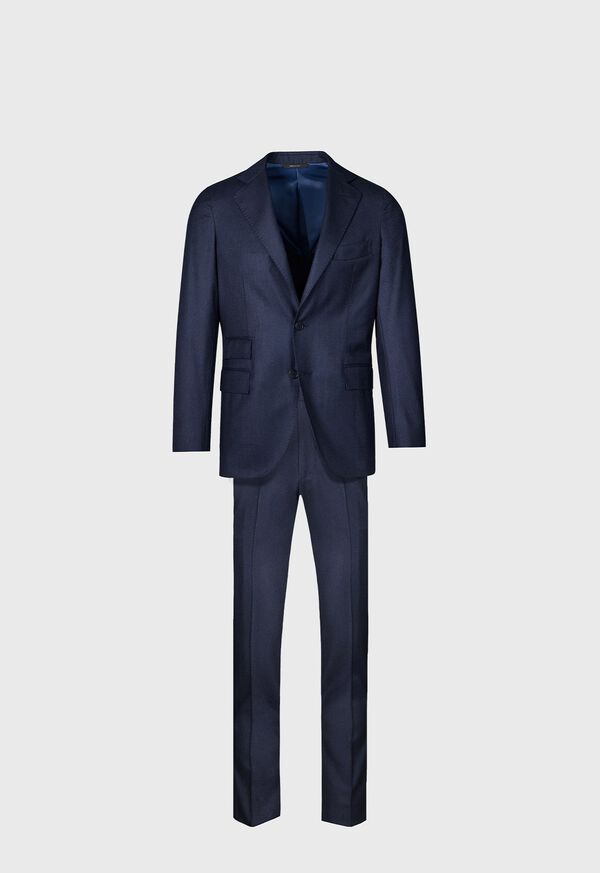 Paul Stuart Mini Houndstooth Wool Flannel Suit, image 1