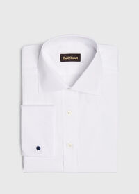 Paul Stuart Broadcloth Cotton Dress Shirt with French Cuff, thumbnail 1