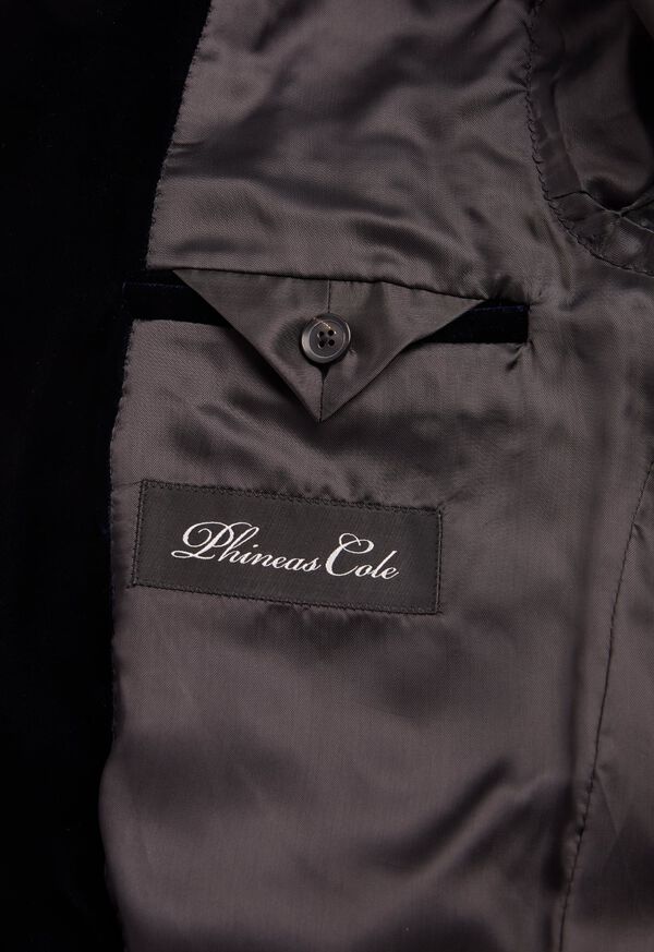 Paul Stuart Blue Velvet Blazer, image 3