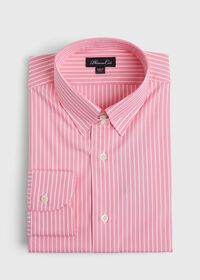 Paul Stuart Pink & White Stripe Dress Shirt, thumbnail 1