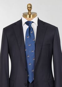 Paul Stuart Woven Silk Spaniel Tie, thumbnail 2