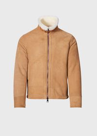 Paul Stuart Shearling Aviator Jacket, thumbnail 6