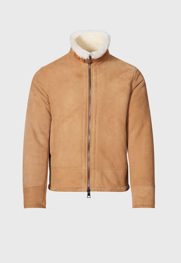 Paul Stuart Shearling Aviator Jacket, image 6
