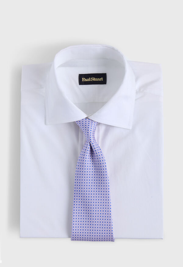 Paul Stuart Printed Silk Diamond Tie, image 2