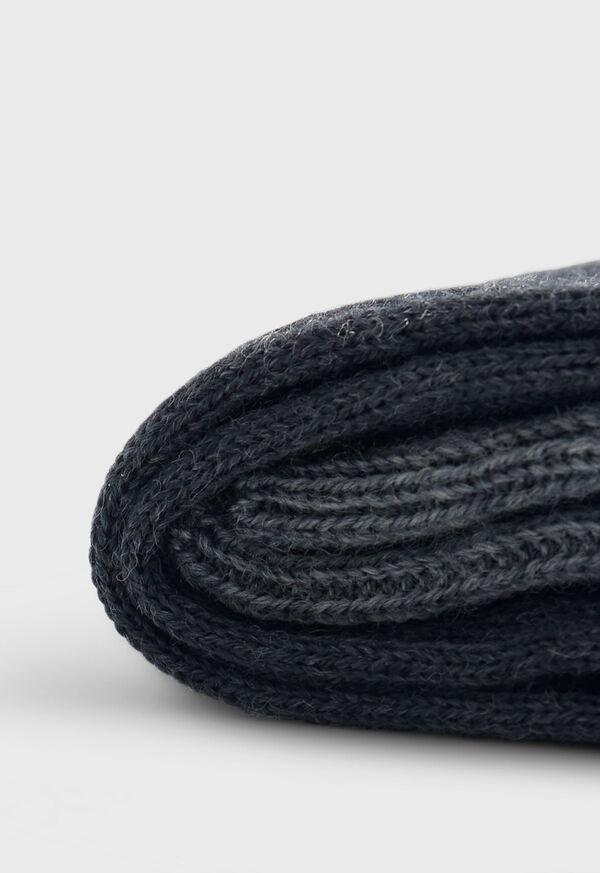 Paul Stuart Wool Ribbed Sock with Contrast Trim, image 2