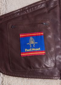 Paul Stuart Shearling Aviator Jacket, thumbnail 5