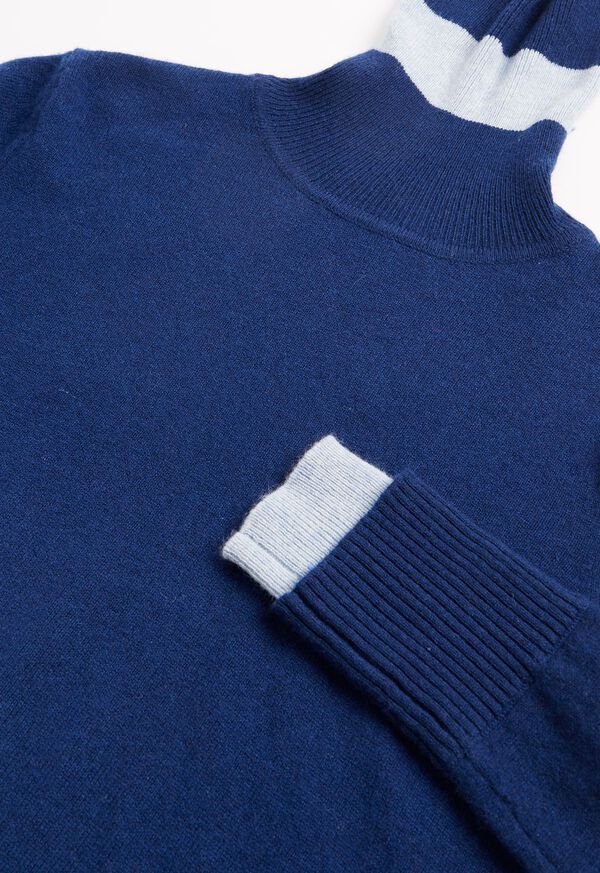 Paul Stuart Turtleneck with Contrast Tipping, image 2