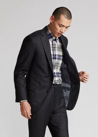 Paul Stuart Paul Fit Wool and Cashmere Flannel Suit, thumbnail 8