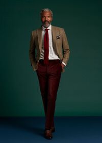 Paul Stuart Cotton Horizontal Cord James Trouser, thumbnail 4