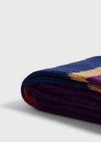 Paul Stuart Wool Colorblock Boot Sock, thumbnail 2