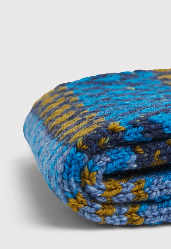 Paul Stuart Wool Blend Fair Isle Boot Sock, image 2