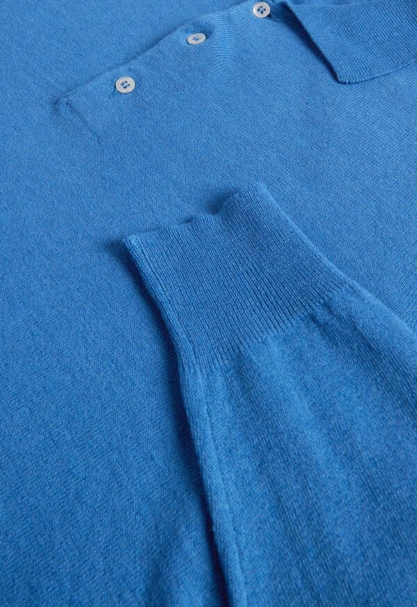Paul Stuart Linen & Cotton Polo Shirt, image 9