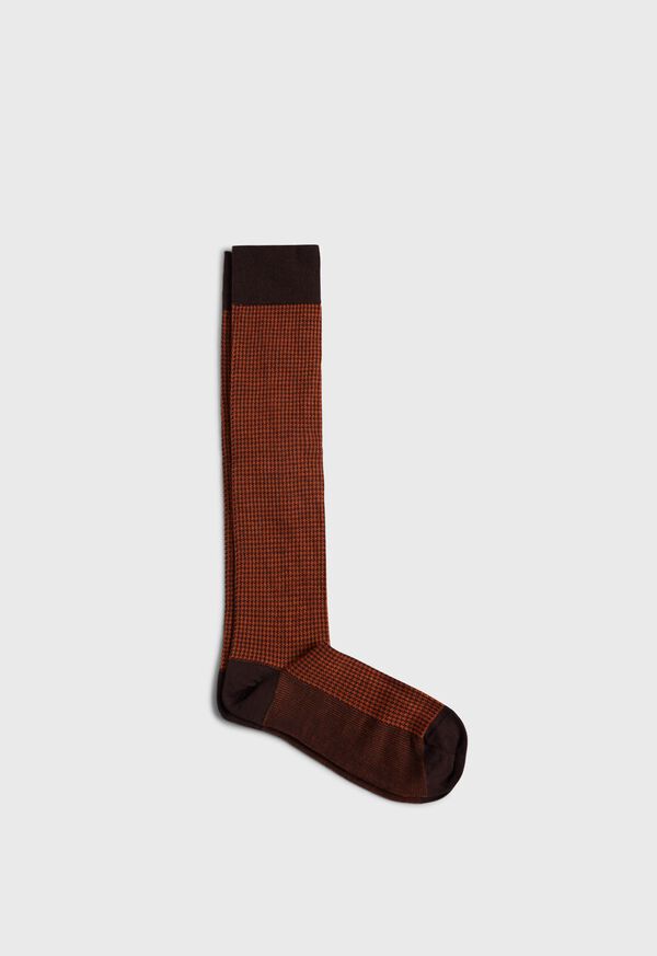 Paul Stuart Houndstooth Sock, image 1