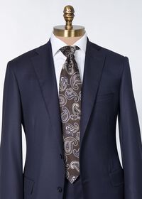 Paul Stuart Woven Silk Tossed Pine Tie, thumbnail 2