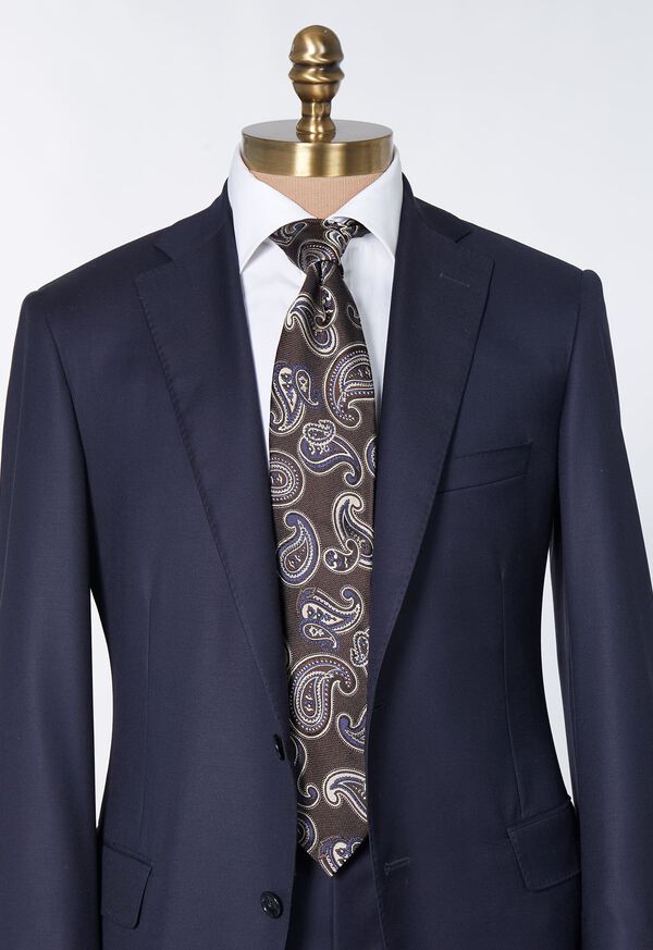 Paul Stuart Woven Silk Tossed Pine Tie, image 2
