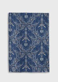 Paul Stuart Cotton & Linen Paisley Print Scarf, thumbnail 2