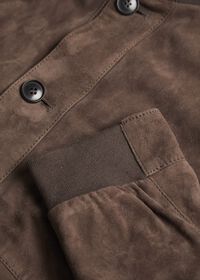 Paul Stuart Suede Bomber Jacket, thumbnail 3