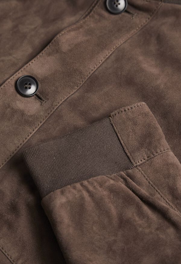 Paul Stuart Suede Bomber Jacket, image 3