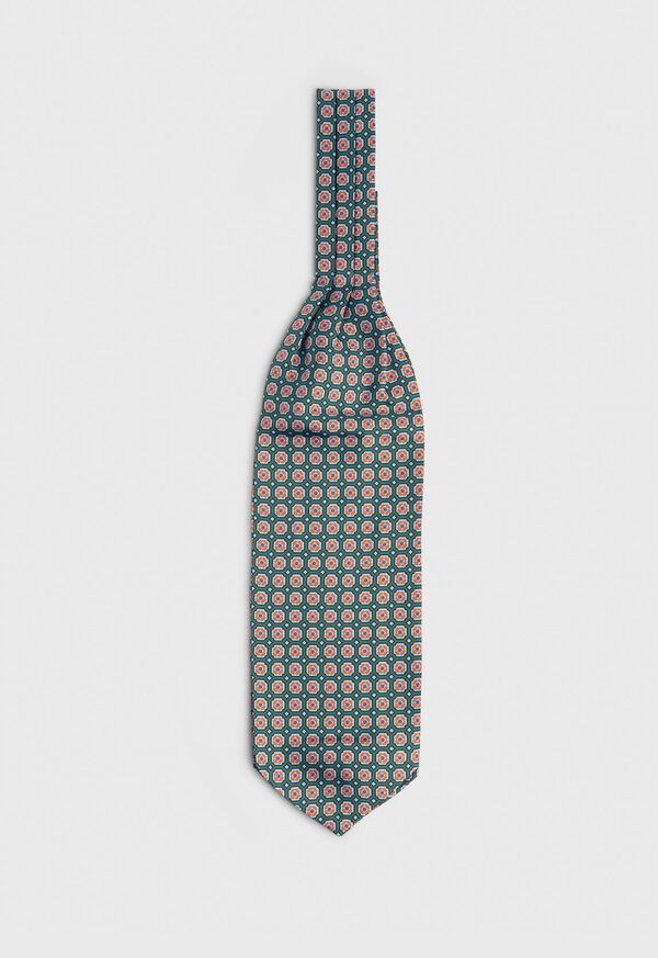 Paul Stuart Green and Orange Medallion Ascot, image 1