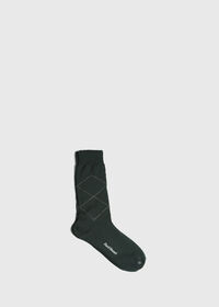 Paul Stuart Wool Blend Lightweight Subtle Argyle Socks, thumbnail 1