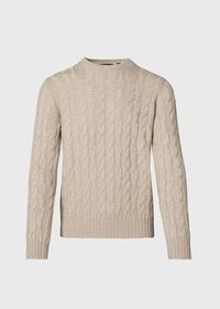 Paul Stuart Wool Cable Sweater, thumbnail 1