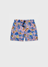 Paul Stuart Hibiscus and Banana Leaf Swim Trunk, thumbnail 1