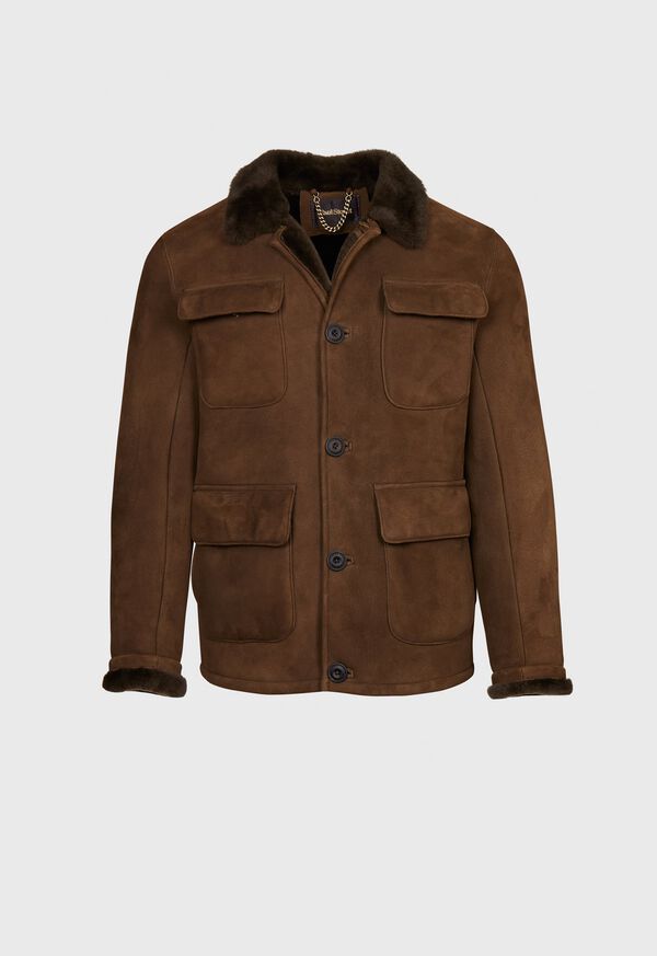 Paul Stuart Shearling Field Jacket, image 1