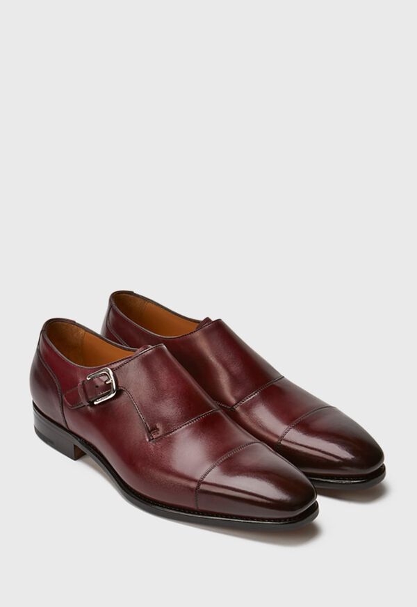 Paul Stuart Giordano Leather Monk Strap, image 4