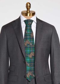 Paul Stuart Equestrian Print Tie, thumbnail 2