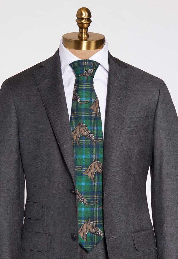 Paul Stuart Equestrian Print Tie, image 2