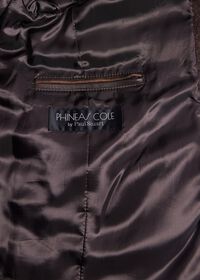 Paul Stuart Distressed Leather Zip Up Jacket, thumbnail 5