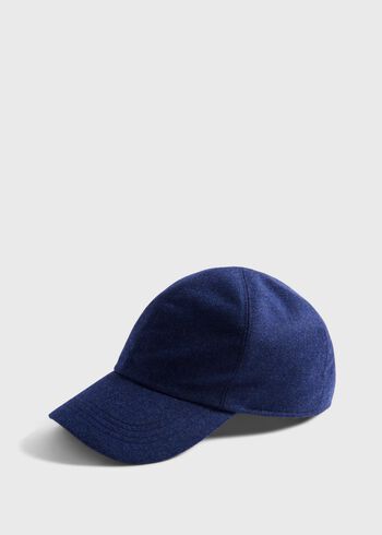Paul Stuart Wool & Cashmere Flannel Baseball Cap