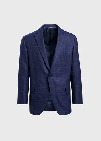 Paul Stuart Super 110s Wool Plaid Jacket