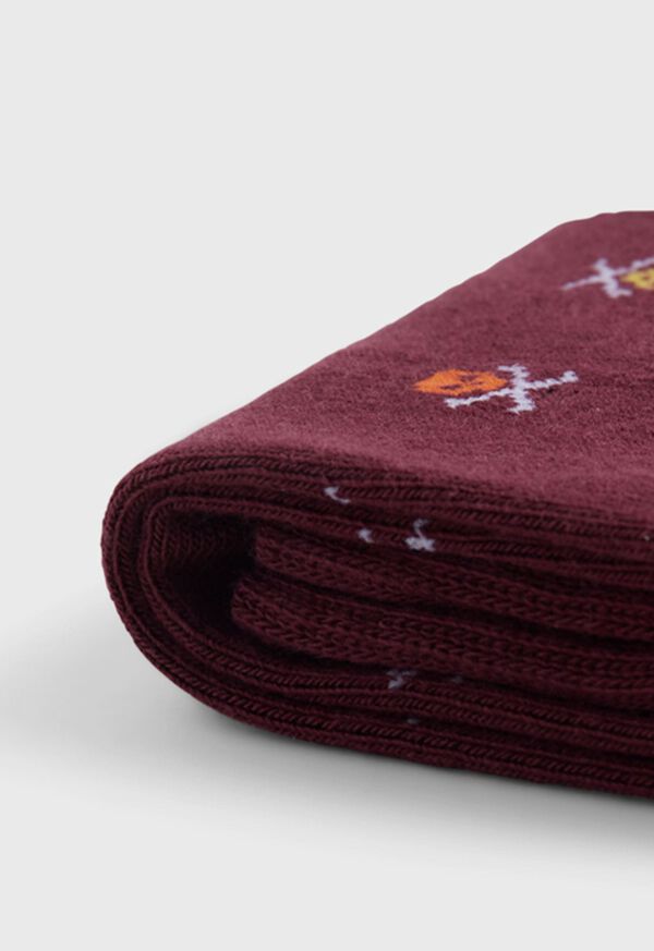 Paul Stuart Skull and Crossbones Sock, image 2
