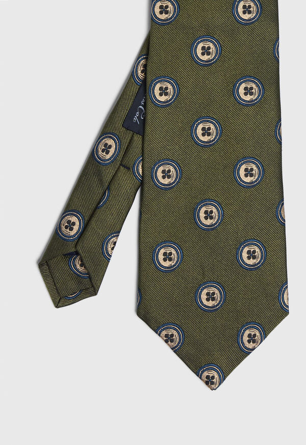 Paul Stuart Button Silk Tie, image 1