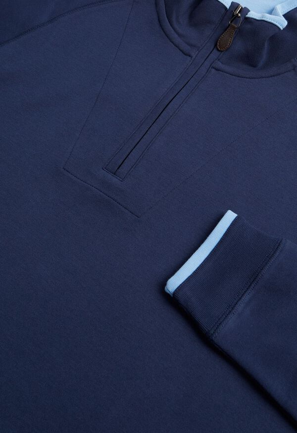 Paul Stuart Pima Cotton 1/2 Zip Sweater, image 3