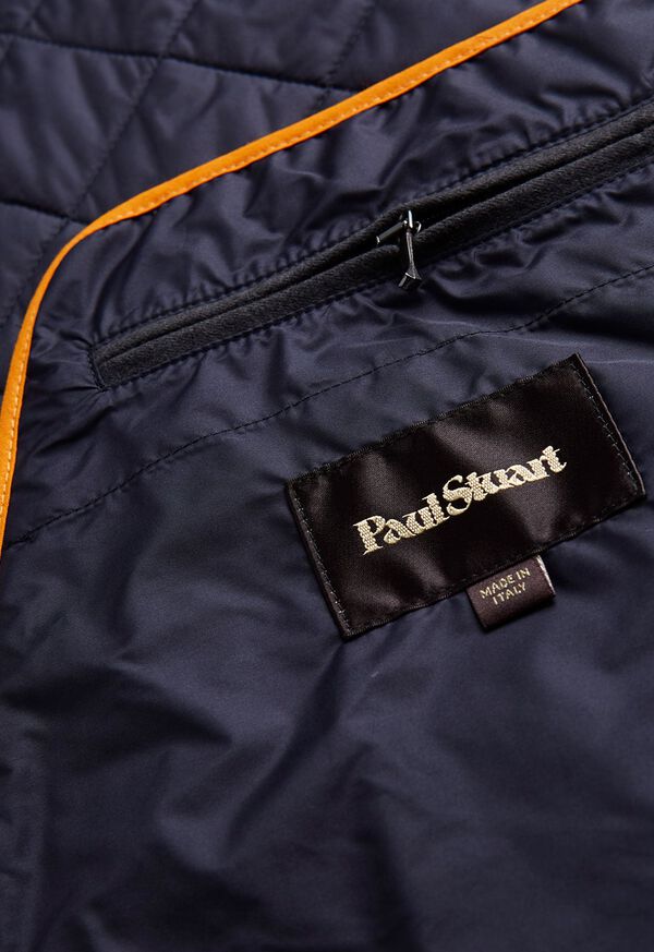Paul Stuart Nylon Quilted Vest with Piping, image 18