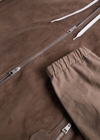 Paul Stuart Suede Front Hooded Jacket, thumbnail 5