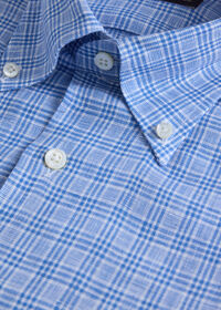 Paul Stuart Linen Plaid Shirt, thumbnail 2