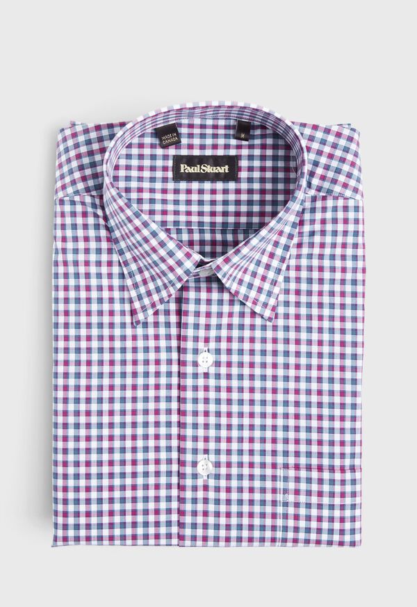 Paul Stuart Simple Check Poplin Sport Check, image 1