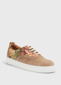 Paul Stuart Skate Suede and Textile Sneaker, thumbnail 2