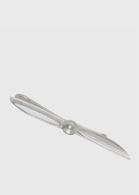 Paul Stuart Sterling Silver Propeller Tie Bar, thumbnail 1