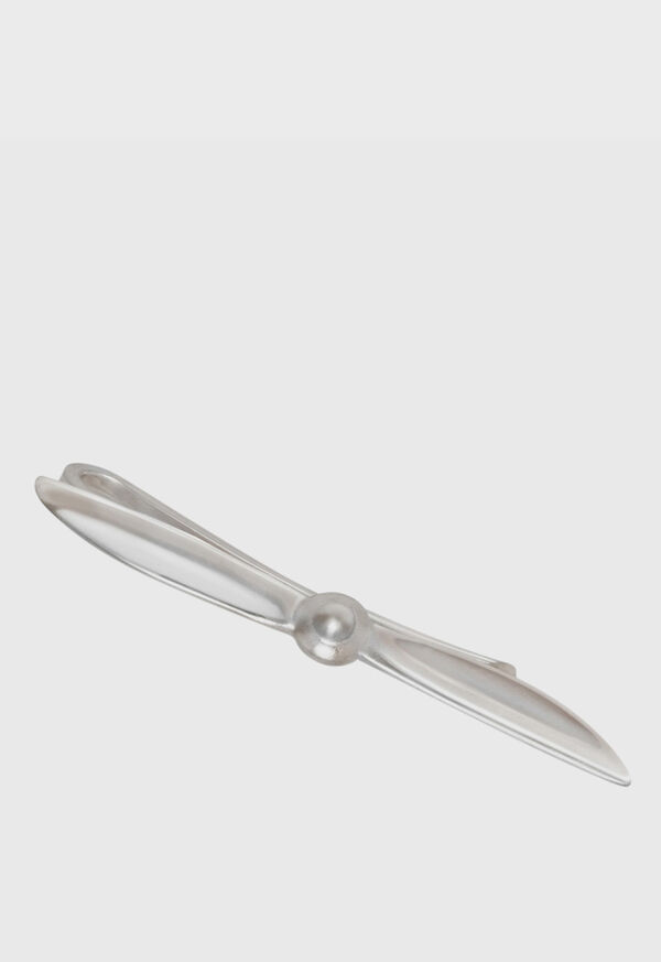 Paul Stuart Sterling Silver Propeller Tie Bar, image 1