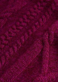 Paul Stuart Wool Cable Knit Crew Neck Pullover, thumbnail 4