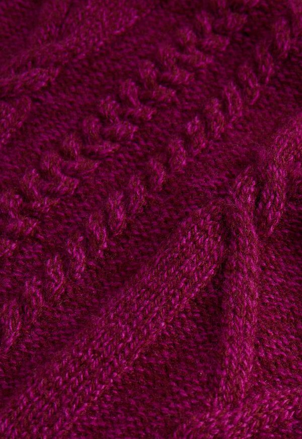Paul Stuart Wool Cable Knit Crew Neck Pullover, image 4
