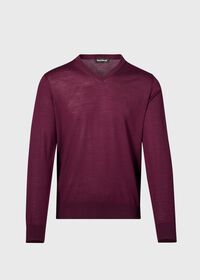 Paul Stuart Merino Wool V-neck Sweater, thumbnail 1