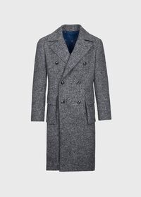 Paul Stuart Olive Solid Boucle Coat, thumbnail 1