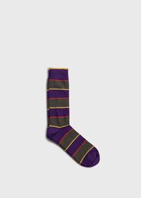 Paul Stuart Cotton Regimental Stripe Sock, thumbnail 1
