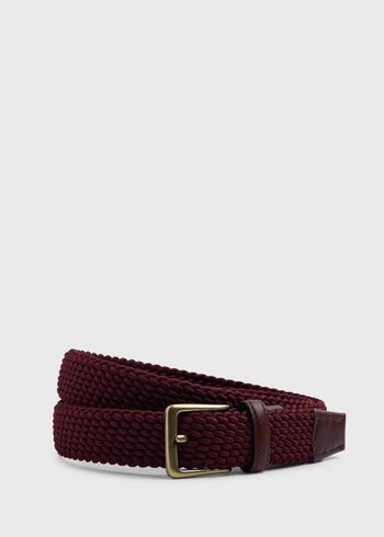 Paul Stuart Braided Stretch Nylon Belt